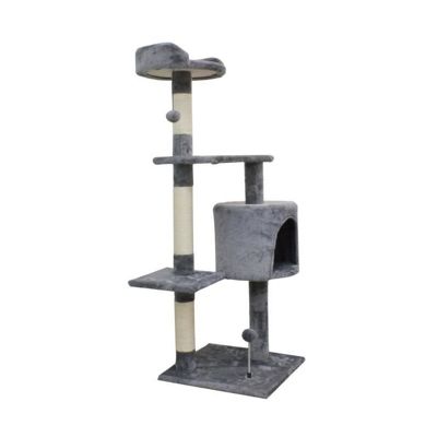 Arbre a chat  JASPER - 40 x 40 x 114 cm - Gris