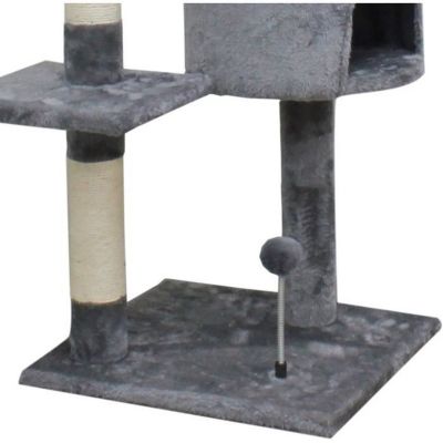 Arbre a chat  JASPER - 40 x 40 x 114 cm - Gris