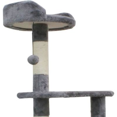 Arbre a chat  JASPER - 40 x 40 x 114 cm - Gris