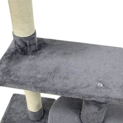 Arbre a chat  JASPER - 40 x 40 x 114 cm - Gris