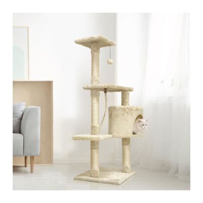 Arbre a chat PALOMA - 40x40x114cm - Beige