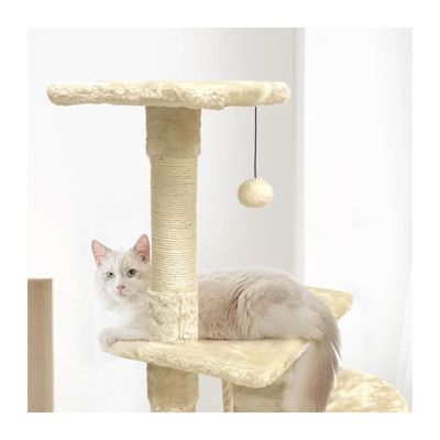 Arbre a chat PALOMA - 40x40x114cm - Beige