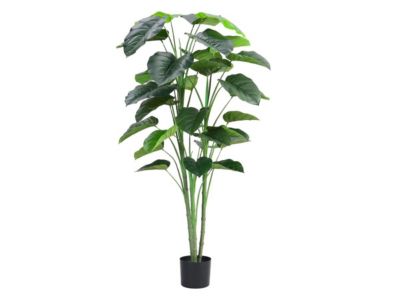 Arbre artificiel de taro avec pot - H.160 - Vert - BAJA