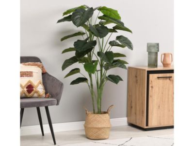 Arbre artificiel de taro avec pot - H.160 - Vert - BAJA