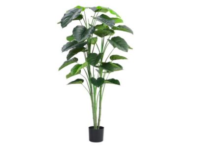 Arbre artificiel de taro avec pot - H.160 - Vert - BAJA