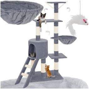 Arbre à chat griffoir escalade 144 cm