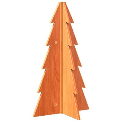 Arbre de Noël en bois pour décoration 69,5cm bois de pin massif vidaXL