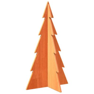 Arbre de Noël en bois pour décoration 80 cm bois de pin massif vidaXL