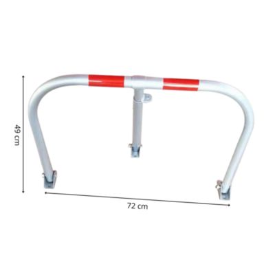 Arceau parking manuel - Cadenas - Acier - Accessoires fournis