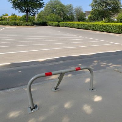 Arceau parking manuel - Cylindre à clés - Acier - Accessoires fournis