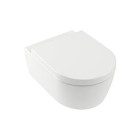 Arceau WC suspendu sans bride et fixations invisibles + Abattant avec frein de chute (ArceauRimless)