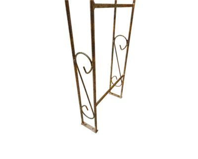 Arche de jardin ALEX sommet arrondi - 260 cm rouiller