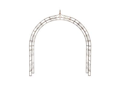 Arche de jardin ALEX sommet pointu - 220 cm rouiller