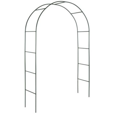 Arche de jardin en acier, résistant aux intempéries, vert