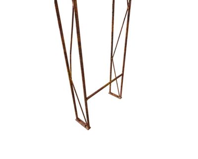 Arche de jardin HANNAH - 260 cm rouiller