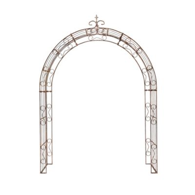 Arche de jardin LEA with pointu arrond - 200 cm rouiller