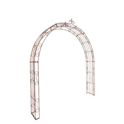 Arche de jardin LEA with pointu arrond - 260 cm rouiller