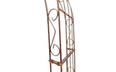 Arche de jardin LEA with sommet arrond - 160 cm rouiller