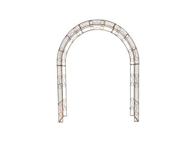 Arche de jardin LEA with sommet arrond - 200 cm rouiller