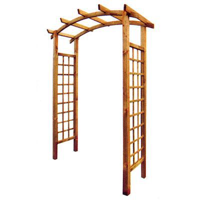 Arche de jardin pergola double droite Castorama