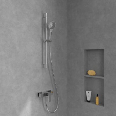 Architectura Square Mitigeur Monocommande de douche  , Chrome (TVS12500100061)