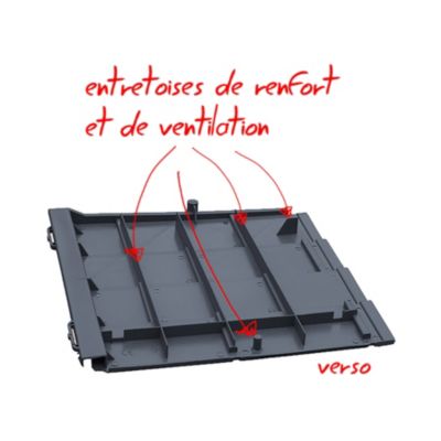 Ardoise pour toiture et bardage 1,25 m² Lot de 10 plaques kit fixation inclus