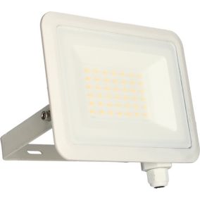 Arlux Lighting Projecteur mural KREON 2 - IP65, 30W, 4000K, 3000lm, Blanc