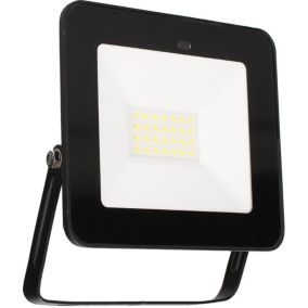 Arlux Lighting Projecteur Mural PEARL 30W 2500lm - Noir - Detecteur de Mouvement