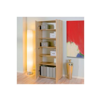 Armoire 2 Portes "Lorenzo" 189cm Chêne Sonoma