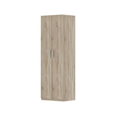 Armoire 2 portes TOM  Chene sonoma  Compacte et fonctionnelle