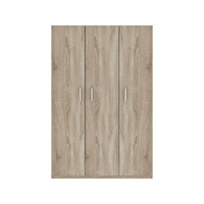 Armoire 3 portes TOM  Chene sonoma  Grand espace de rangement