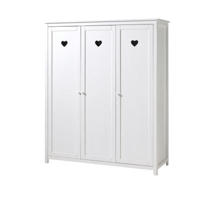 Armoire 3 portes Vipack Amori - Blanc