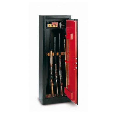 Armoire à fusils serrure à clé Technomax HS/600 SC – 11 armes avec coffre intérieur – 218 L – l.60 x H.150 x P.35 cm