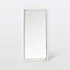 Armoire à pharmacie avec porte miroir GoodHome Saranda métal blanc L. 30 x H. 60 x P. 20 cm