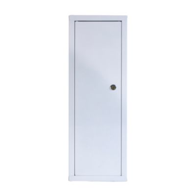 Armoire à pharmacie murale verrouillable en métal blanc l.20 x H.60 x P.30 cm, Equipstore Création
