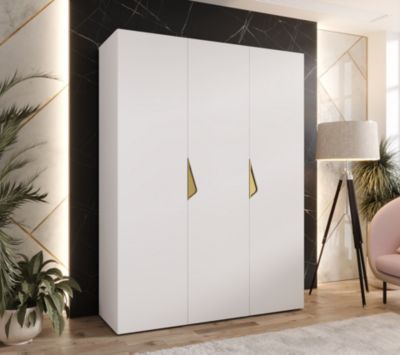Armoire a portes battantes Sandi 1 150 x H. 202 x P. 52, 3 portes