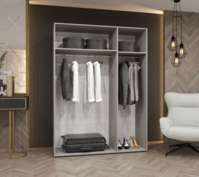 Armoire a portes battantes Sandi 1 150 x H. 202 x P. 52, 3 portes