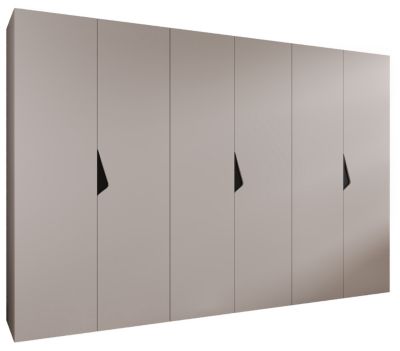 Armoire a portes battantes Sandi 1 300 (100x3) x H. 202 x P. 52, 6 portes
