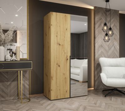 Armoire Alicante 2 a portes battantes H. 202 x L.100 x P. 52, 2 portes