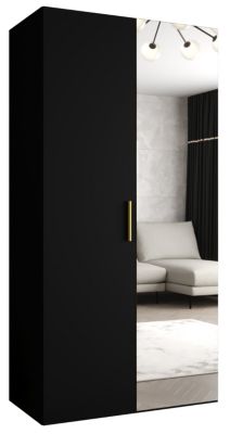 Armoire Bari 2 a portes battantes H. 202 x L.100 x P. 52, 2 portes