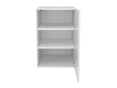 Armoire basse blanche 1 porte GoodHome Atomia H. 75 x L. 50 x P. 58 cm