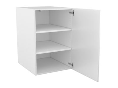 Armoire basse blanche 1 porte GoodHome Atomia H. 75 x L. 50 x P. 58 cm