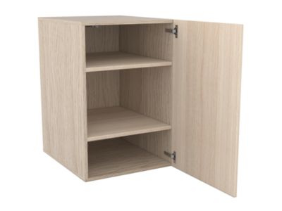 Armoire basse effet chêne 1 porte GoodHome Atomia H. 75 x L. 50 x P. 58 cm