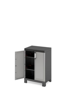 Armoire basse Links 2 tablettes L. 37 x H. 97 x P. 65 cm