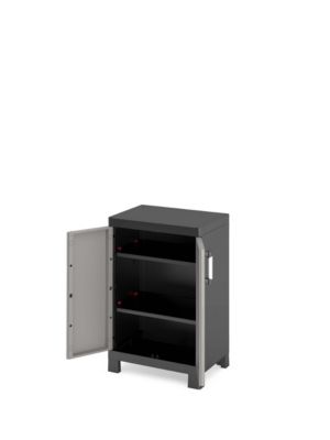 Armoire basse Links 2 tablettes L. 37 x H. 97 x P. 65 cm