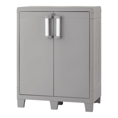 Armoire basse plastique 2 tablettes Major L.49 x H.101 x P.78 cm