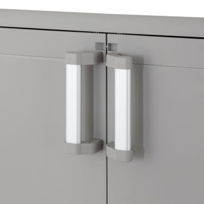 Armoire basse plastique 2 tablettes Major L.49 x H.101 x P.78 cm