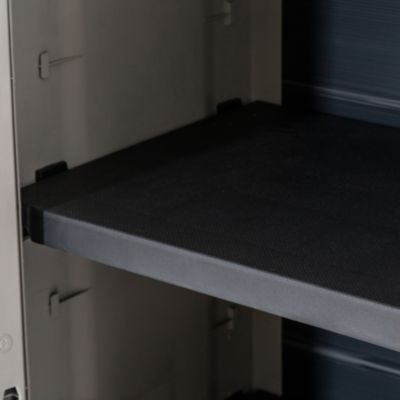 Armoire basse plastique 2 tablettes Major L.49 x H.101 x P.78 cm