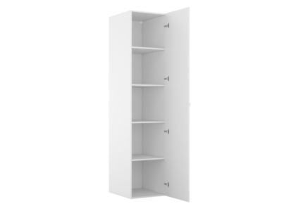 Armoire blanche avec 4 tablettes GoodHome Atomia H. 225 x L. 50 x P. 58 cm