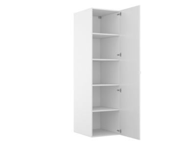 Armoire blanche avec 5 tablettes GoodHome Atomia H. 187,5 x L. 50 x P. 58 cm